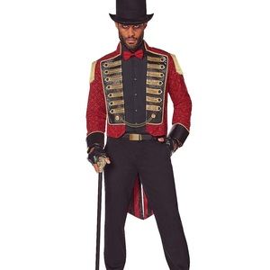 Adult Ring Master Jacket, Hat, & Cane